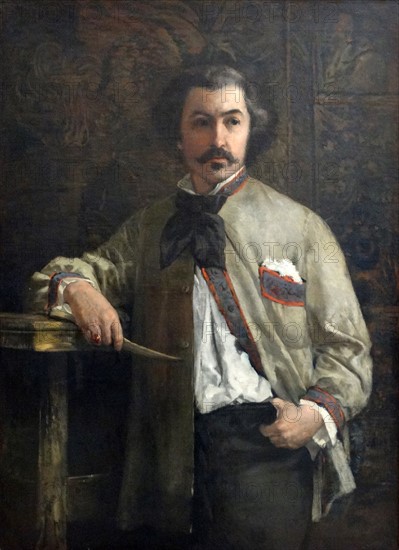 Portrait of Antonie Etex by Thomas Couture