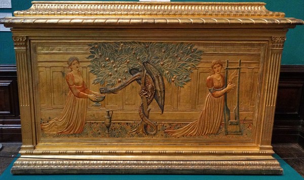 The Hesperides Cassone by Edward Burne-Jones