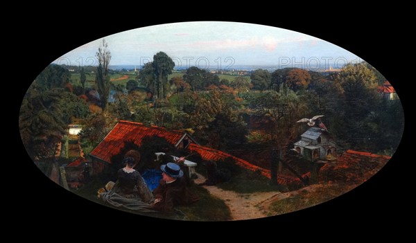 An English Autumn Afternoon by Ford Madox Brown