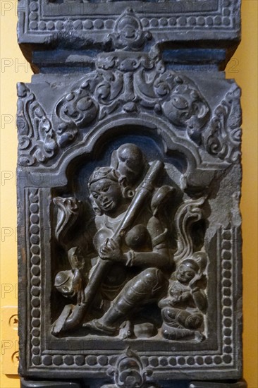 Stone temple door Jamb from Bihar, India