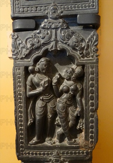 Stone temple door Jamb from Bihar, India