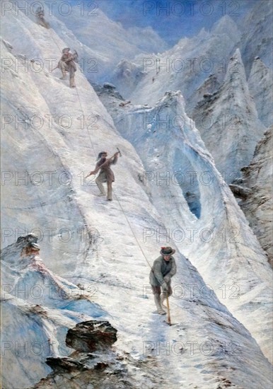 Alpine climbers by Elijah Walton