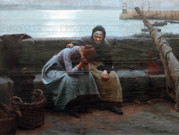 Never Morning Wore to Evening, But Some Heart did Break by Walter Langley