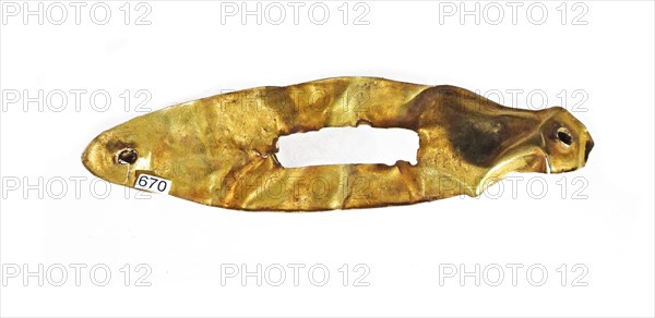 Gold hilt plate from the Staffordshire Hoard