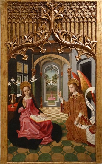 Annunciation by Master of La Seu d'Urgell