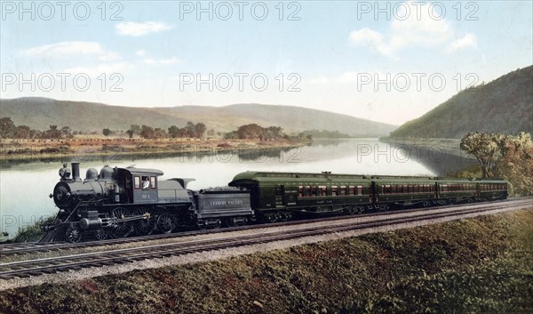 Black Diamond Express, Lehigh Valley Railroad, Pennsylvania