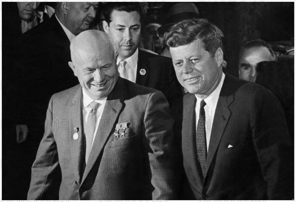 The Vienna summit 1961, between President John F. Kennedy and Nikita Khrushchev.