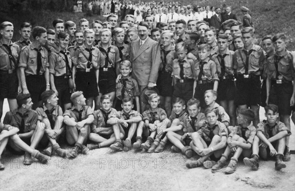 Photograph of Hitler Youth members