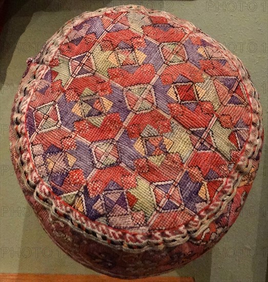 Hand embroidered cap from Chitral, North Pakistan