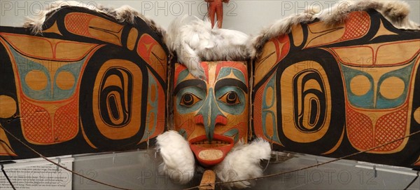 Raven transformation mask made by Chief Charles Edenshaw