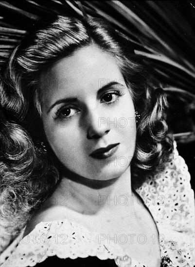 Photographic portrait of Eva Peron