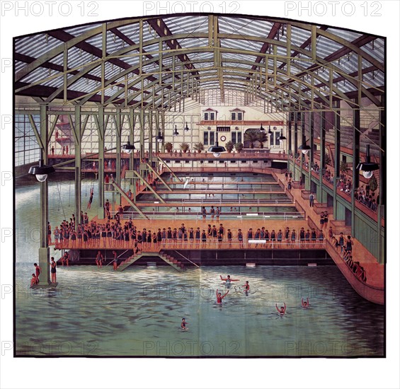 The Sutro Baths, swimming pool complex in San Francisco 1910