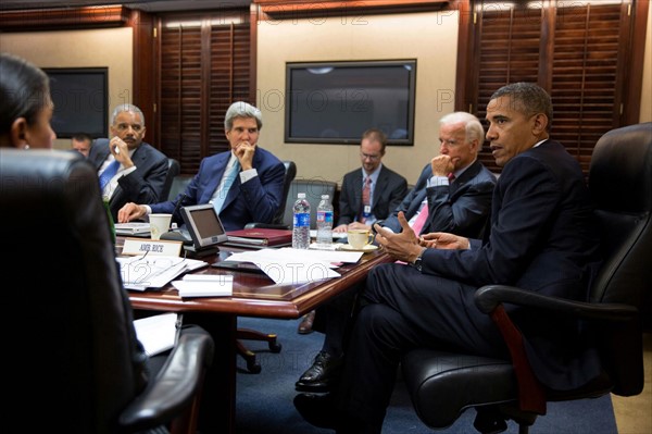 president Barack Obama in the White House situation room