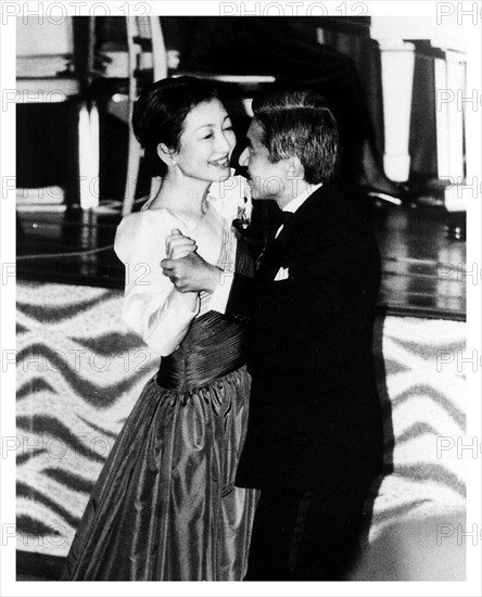 Emperor Akihito and Empress Michiko of Japan 1989