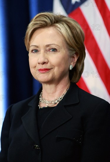 Photographic portrait of Hillary Clinton