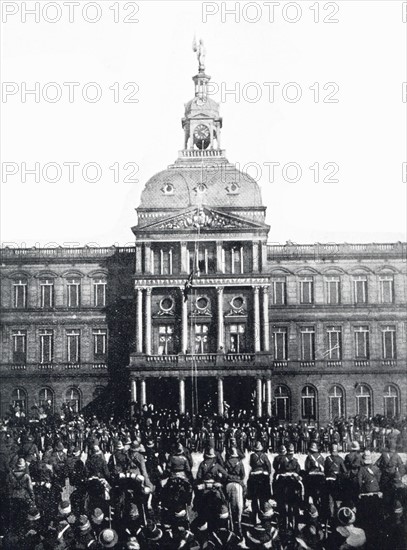 British army parade in Pretoria South Africa during the Boer War