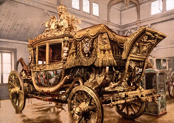 Charles X, carriage, Versailles, France 1890