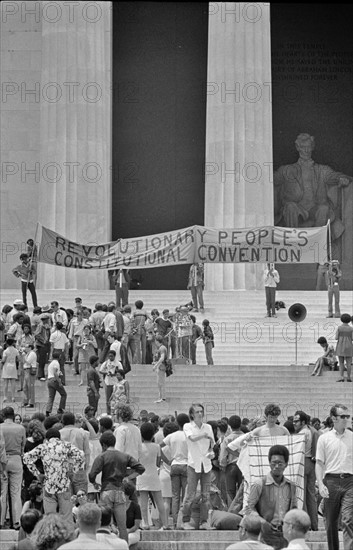 Black Panther Convention, Lincoln Memorial 1970