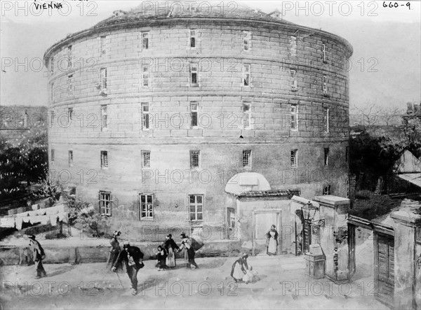 the Narrenturm, or Fools’ Tower, Vienna, Austria.