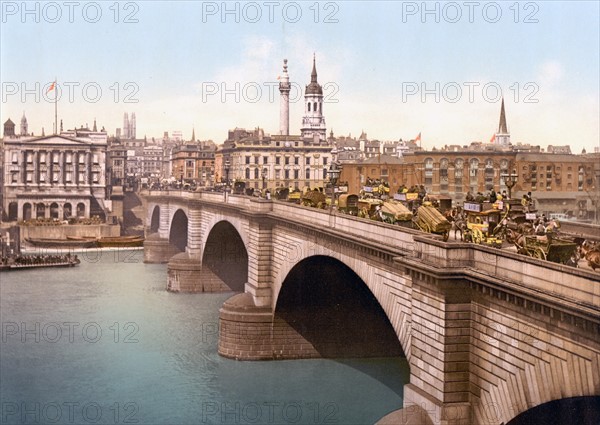 London Bridge, London, England 1890