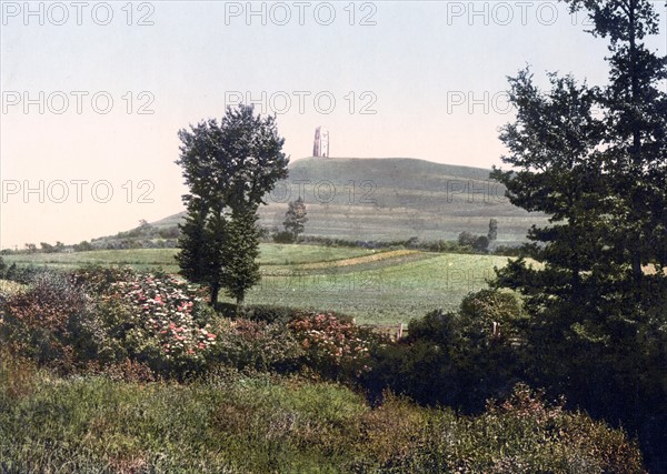 Tor at Glastonbury, England, 1890.