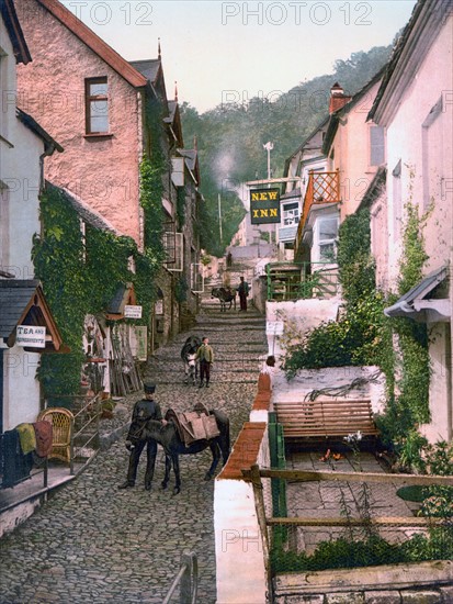 High Street, Clovelly, England 1890