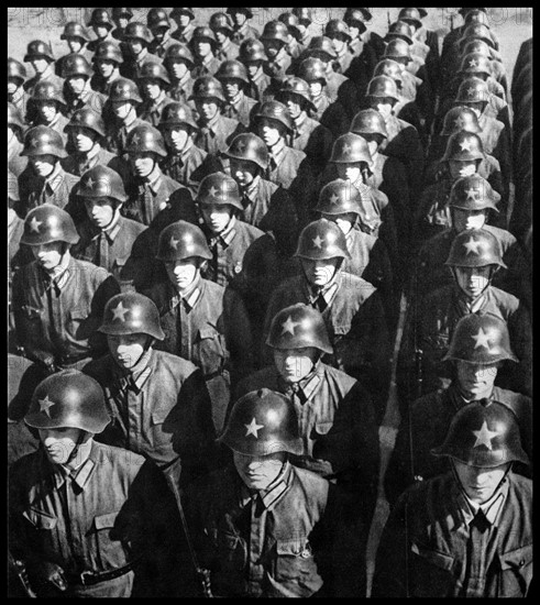 Photograph of members of the Red Army during the Second World War