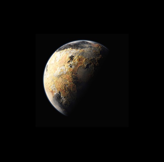 Artist's Concept of the planet Pluto 2015
