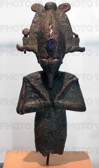 Statuette of the god ancient Egyptian God Osiris