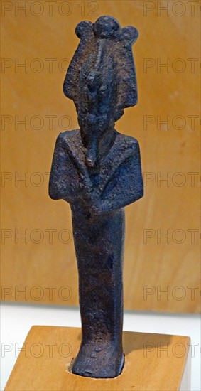 Statuette of the god ancient Egyptian God Osiris