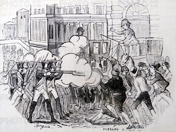 attempt to prevent the removal of Francisco de Paula. Marshal Muratfrom Madrid 1808