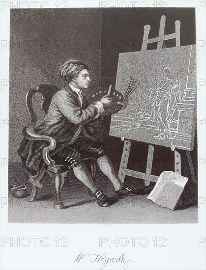 Self Portrait by William Hogarth; 18th century