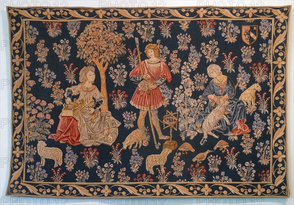 Tudor period, wall hanging tapestry