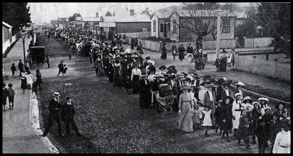 strike action in 1912 by gold miners in the New Zealand