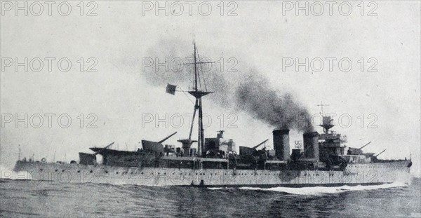 Spanish Nationalist Cruiser 'Libertad 1936.