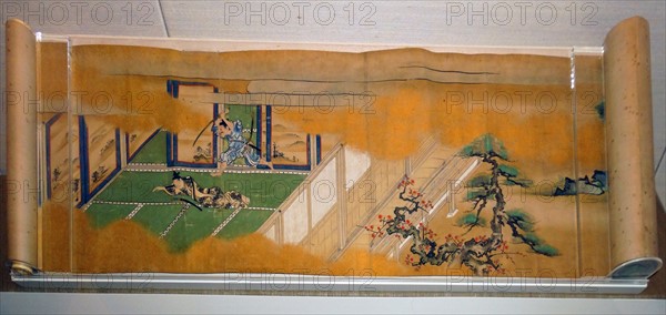 Illustrated handscroll of the Boy from Ibuki