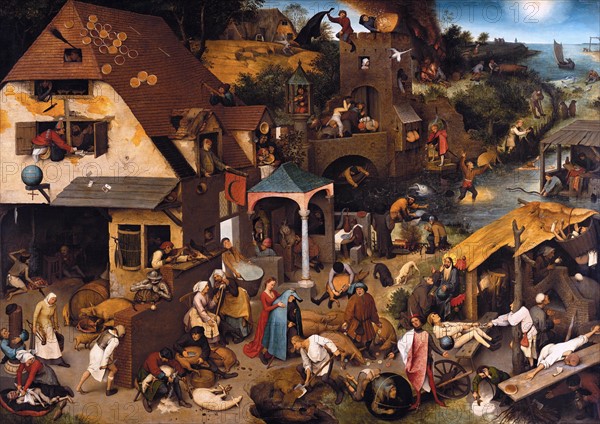 Netherlandish Proverbs' by Pieter Bruegel the Elder