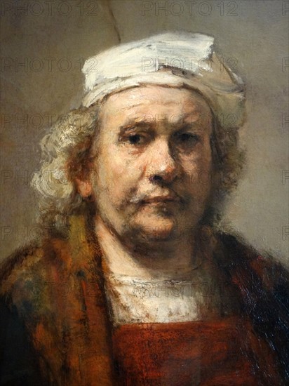 Rembrandt, Self-portrait (detail)