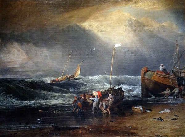 Coast Scene with Fishermen' by Joseph Mallord William Turner