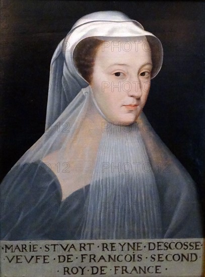 Portrait of Mary Queen of Scots by Francois Clouet