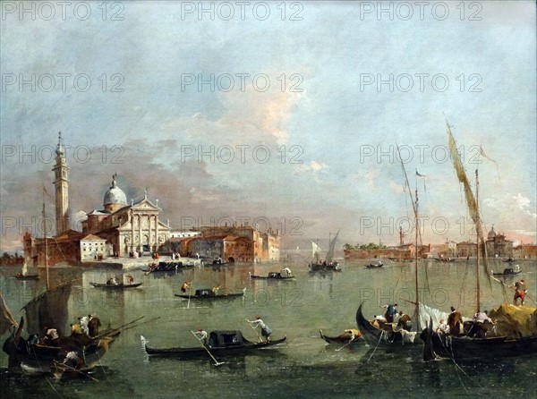 Guardi, Venice: San Giorgio Maggiore with the Giudecca and the Zitelle