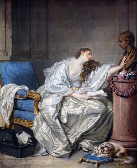 The Inconsolable Widow by Jean-Baptiste Greuze