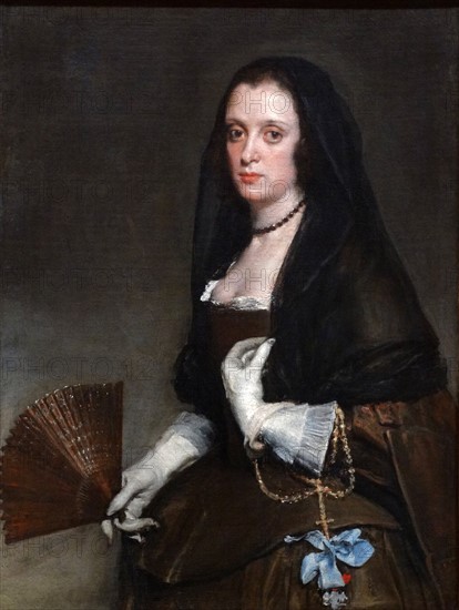 The Lady with a Fan' by Diego Velázquez