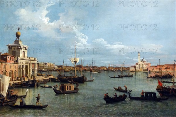 The Bacino di San Marco from the Canale della Giudecca' by Giovanni Antonio Canal