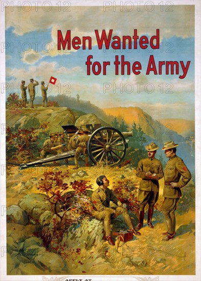 World War One US Army Recruitment poster by Michael P. Whelan