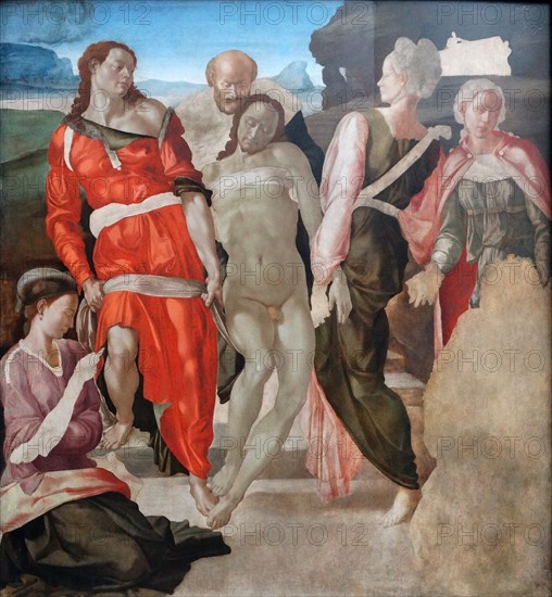 The Entombment' by Michelangelo