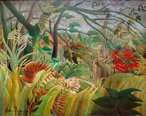 Surprised!' by Henri Rousseau