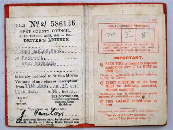 Drivers licence