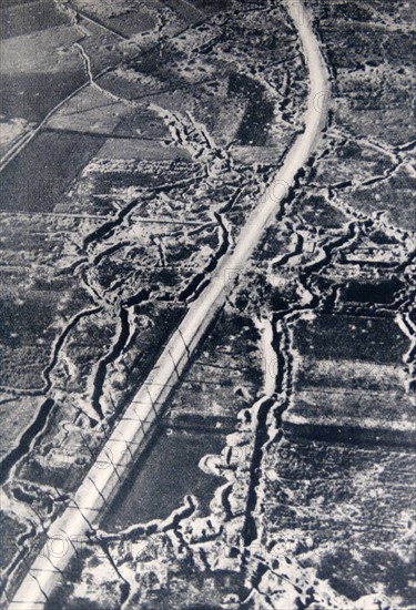 battle trenches at Ypres