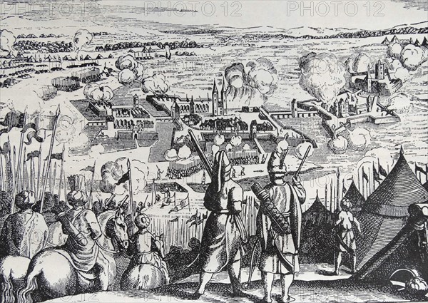 The Destruction of Szigetvar by the Turks on September 7th 1566